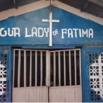 Une église bleue