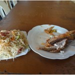 Bouffe du midi, Pancit légumes avec Fish