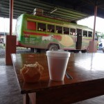 Mon breakfast et mon car
